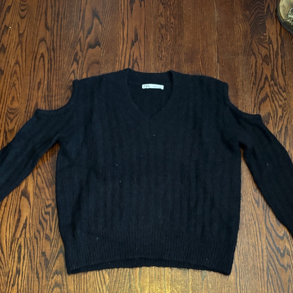 Zara Charcoal Knit Sweater